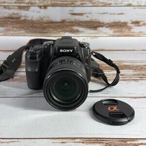 Sony DSLR-A200 10.2MP w/ DT 16–105mm Lens – SAL16105 – Serial #507245 / #1823592